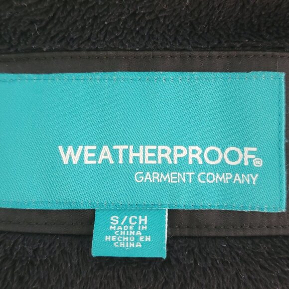 BLACK WOMEN'S WINTER RAINCOAT/ALL-PURPOSE COAT W/HOOD WEATHERPROOF BRAND - Picture 8 of 8